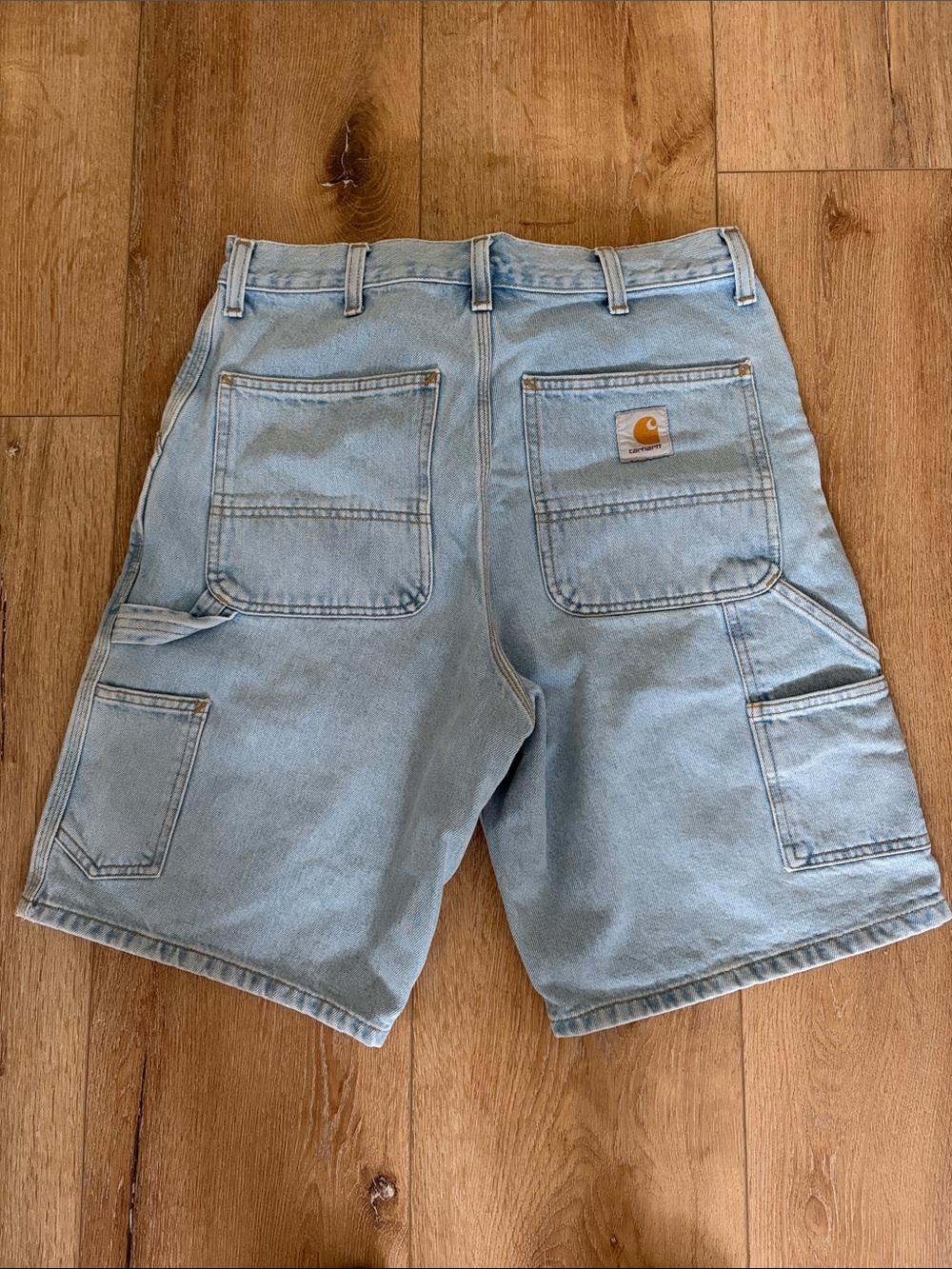 Carhartt Light Wash Denim Jean Shorts